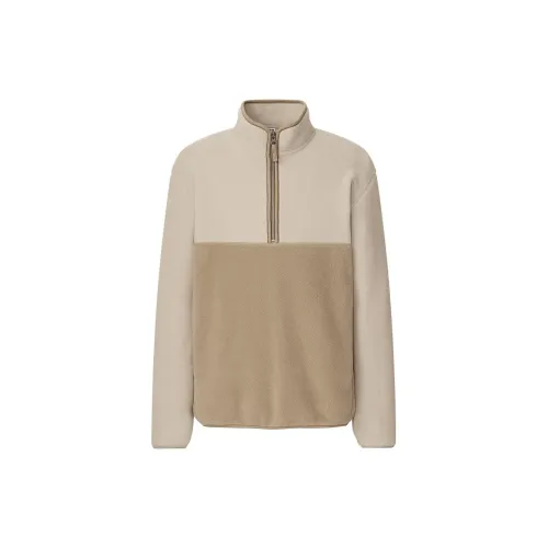 UNIQLO Velvet Jackets Unisex Beige -31