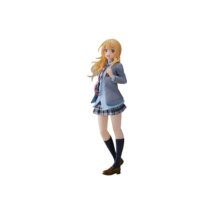 TAITO Coreful Your Lie In April Miyagi Kyou Uniform Bonus Gifts 18cm-0