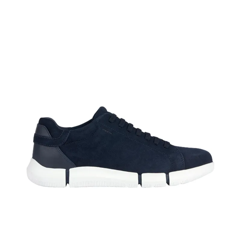 GEOX Low Top Skateboard Shoes Men's Marine Blue-1