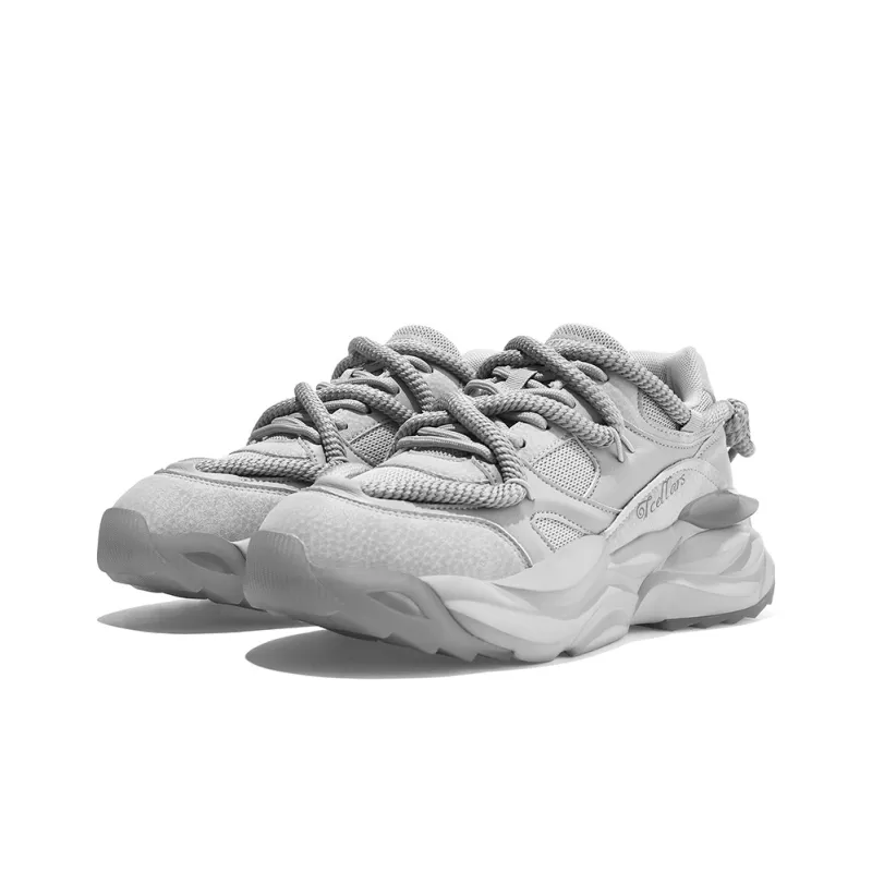 TCELLARS Cushioned Wear-Resistant Impact-Resistant Lightweight Height Increasing Low-Top Chunky Sneakers Unisex-2