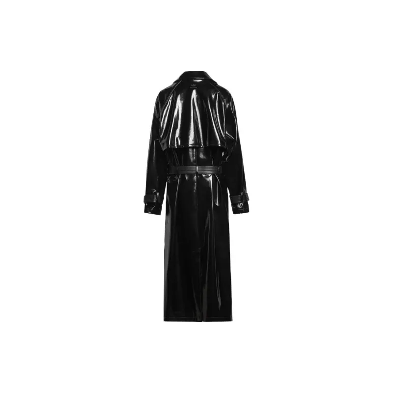 Adidas IVY PARK Trench Coats Unisex Black-1