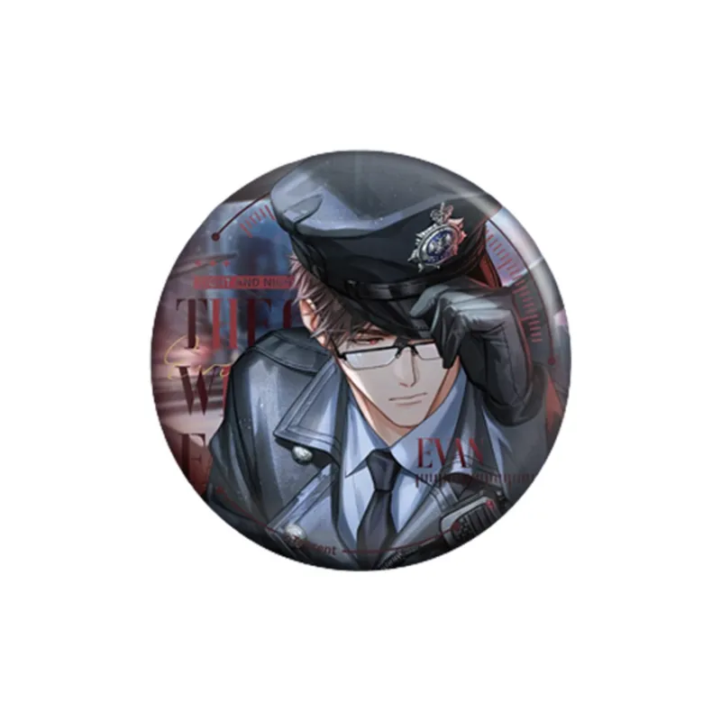 The Love Of Light And Night Osborn Evan Sariel Jesse Charlie Su Tinplate Badge Fourth Edition IP Merch-2