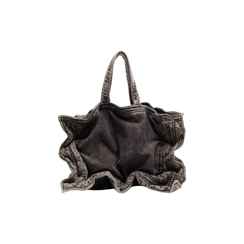 YProject Denim Handbag Women's Black Gray Color-1