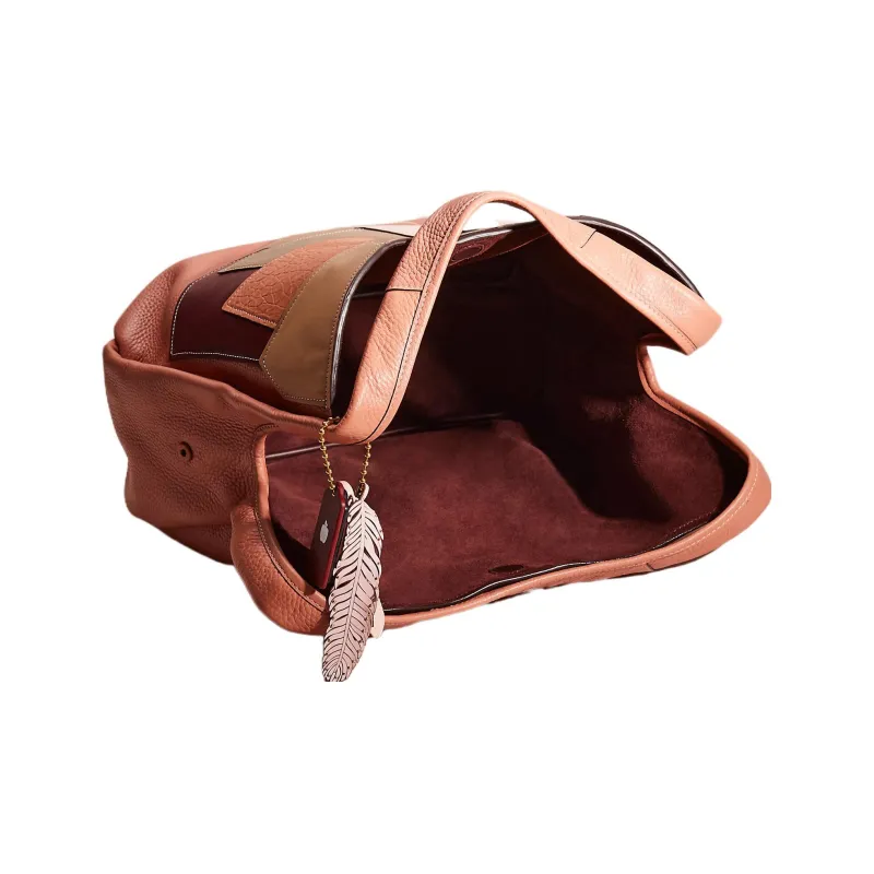 COACH Hobo Leather Hobo Bag One Shoulder Handbags Large Size Women's Light Brown-3