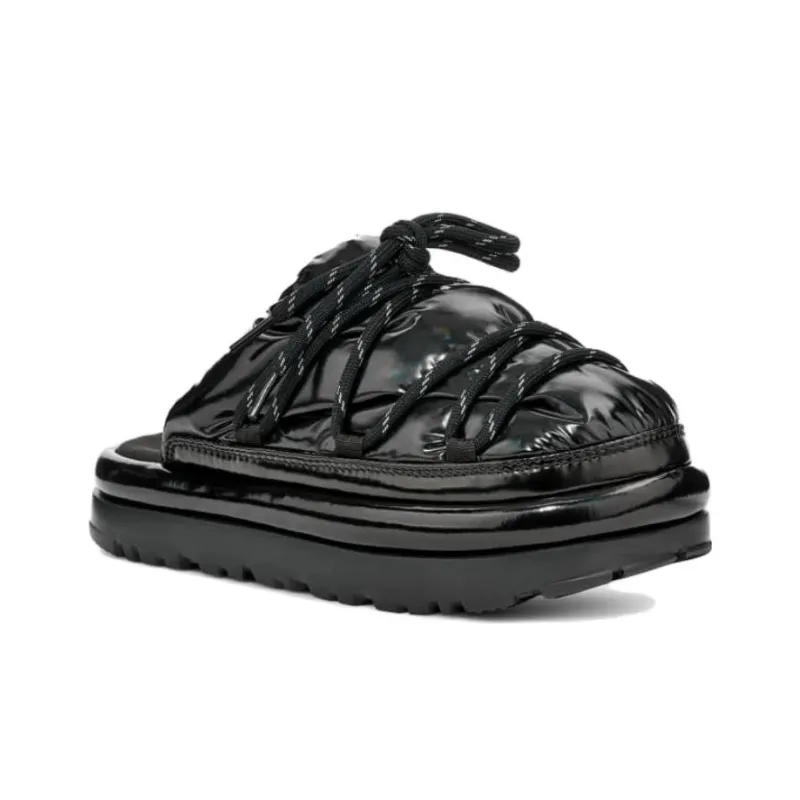 UGG Hi Shine Spaceslider Slide Black Women's-2