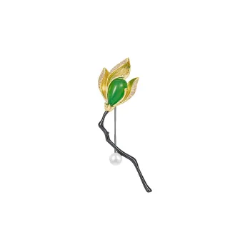 JAY Chalcedony Brooches Women's