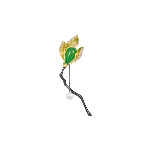 JAY Chalcedony Brooches Women's