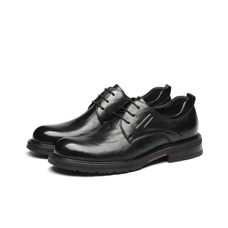 15 MINS Dress Shoes Men Low Top Black/Brown-2