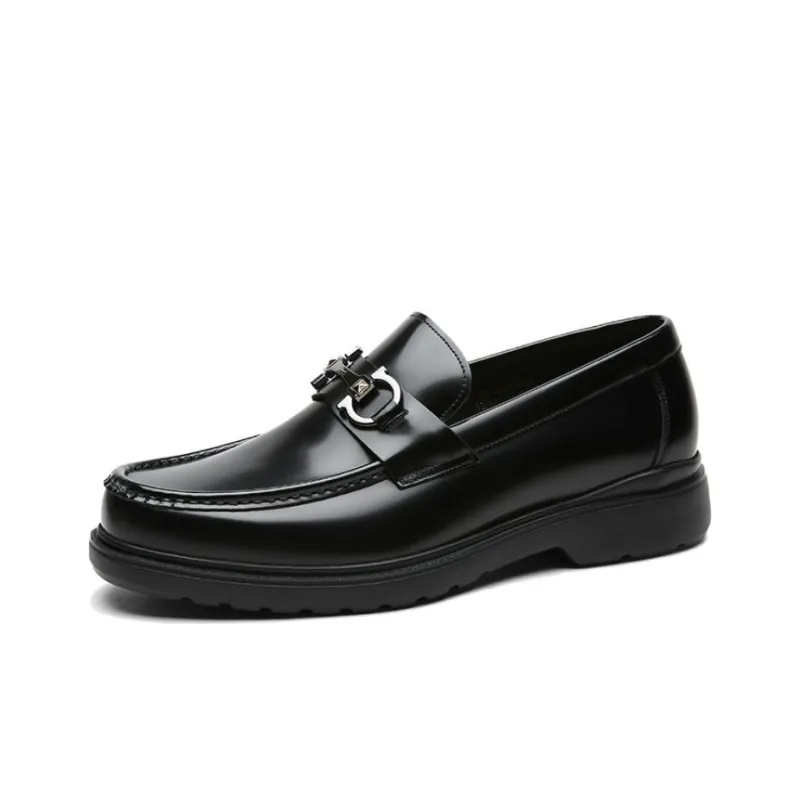 CROWN Loafers Men's Black One Yard Larger-1