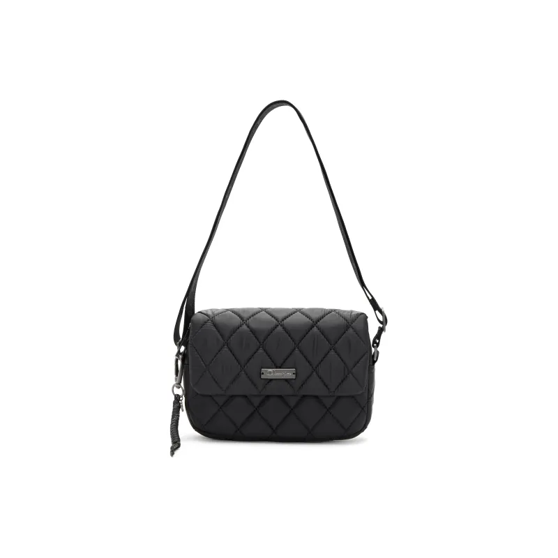 Champion Fabric Shoulder Bag Small Size Unisex Dark Green/Black-8