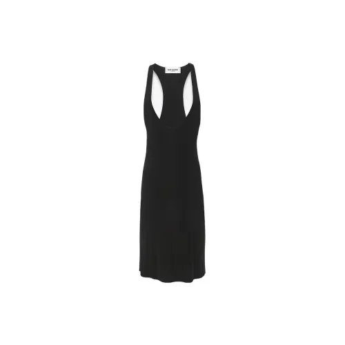 SAINT LAURENT Sleeveless Dresses Women's Black