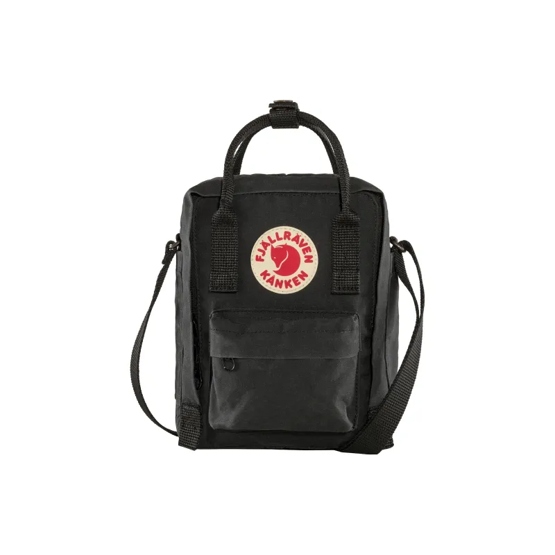 Fjallraven Kanken Vinylon Shoulder Bag, Crossbody Bag, Handbag Regular Unisex Black-0