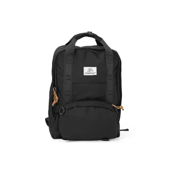 MYEDITION Oxford Combo Bag Crossbody Bag Backpack Large Size Unisex Black/Ecru/Gray