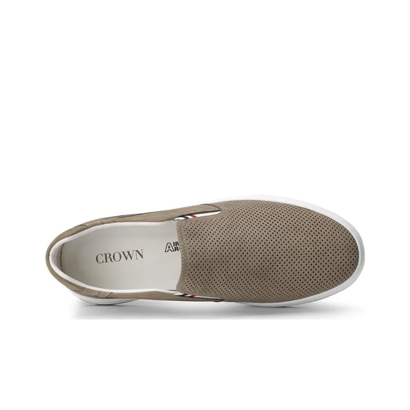 CROWN Casual Shoes Men's Light Brown-3