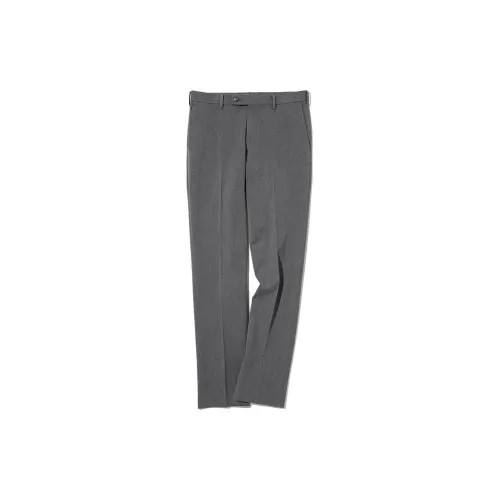 UNIQLO Suit Trousers Men Dark Gray