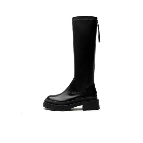 TOOMANYSHOES Knee-high Boots Women's Black