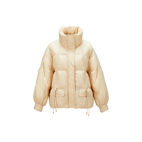 XIANGYING Down Jackets Women's Yellow