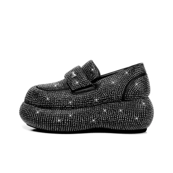 Hoov Loafers 6cm Women's Starry Black