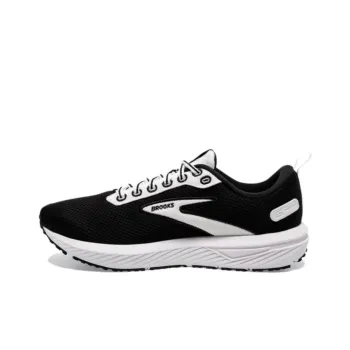 Brooks Revel 6 Cushioning Anti-Slip And Wear-Resistant Low-Top Running Shoes Men's Black White