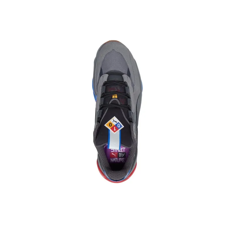 PUMA Rs Connect Slip Resistant Low Top Casual Shoes Men's Black Gray Color-3
