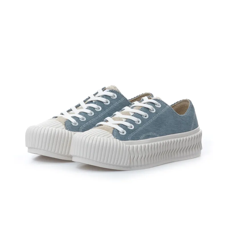 Excelsior Canvas Shoes Unisex Low Top EF Blue-1