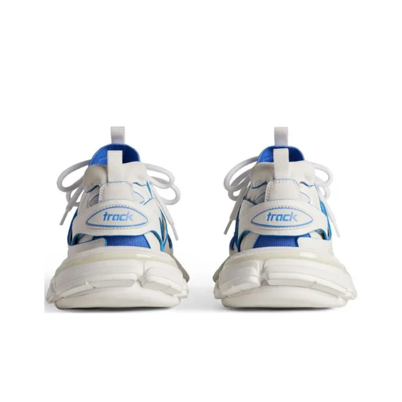 Balenciaga Track Sock Low Top Casual Shoes Men's Blue White-4