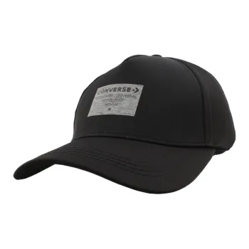 Converse Fabric, Synthetic Fiber Baseball Caps Unisex Black