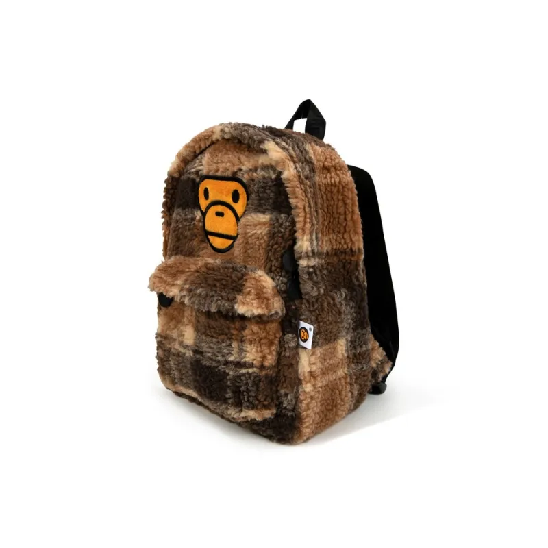 Aape Polyester Backpack Regular Unisex Brown-4