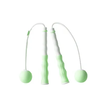 YOTTOY Casual Entertainment Non Countable Jump Ropes Kids PVC Rope ABS Silicone Controller 3m Mugwort Back Green