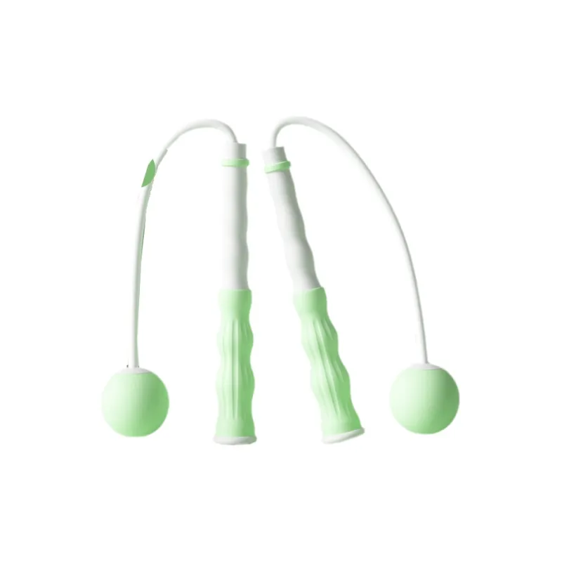 YOTTOY Casual Entertainment Non Countable Jump Ropes Kids PVC Rope ABS Silicone Controller 3m Mugwort Back Green-0