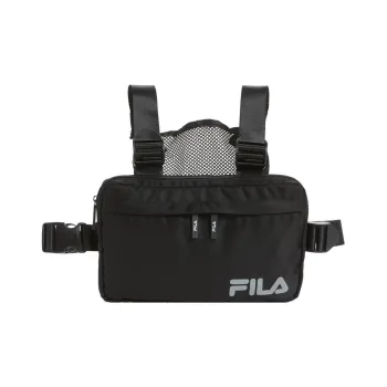 FILA Polyester Nylon Sling Bag Regular Men's Black