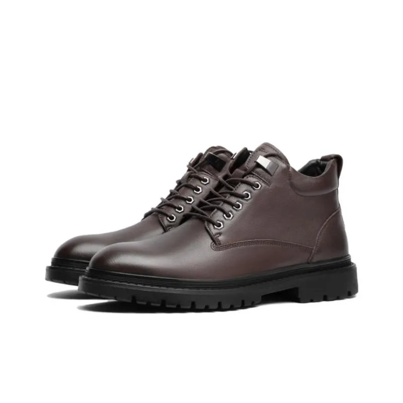 VOLO Work Boots Men Mid Top Black-7