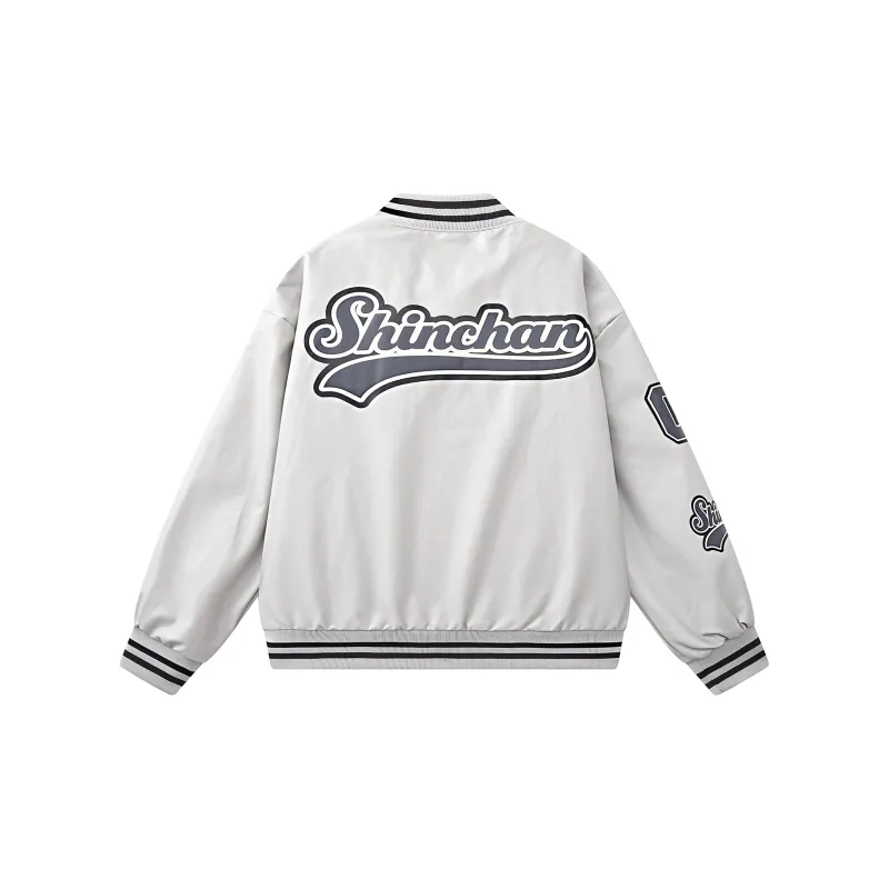 SHINCHAN Baseball Jacket Coat Unisex-3