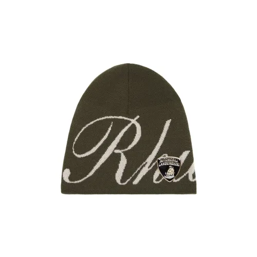 RHUDE X Automobili Lamborghini Script Knit Beanie