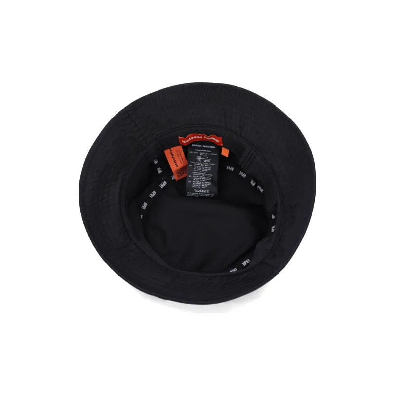 HERON PRESTON Cotton Blend Bucket Hats Men's Black-4