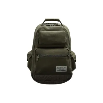 Moncler Fabric Backpack Unisex Dark Green
