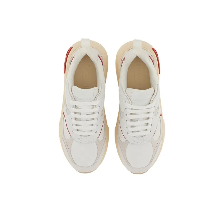 FERRAGAMO Abrasion Resistant Low Top Casual Shoes Women's White-2