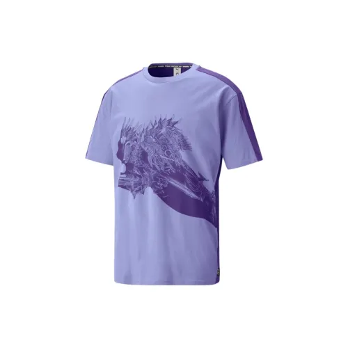 PUMA Essentials+ T-Shirts Men Purple