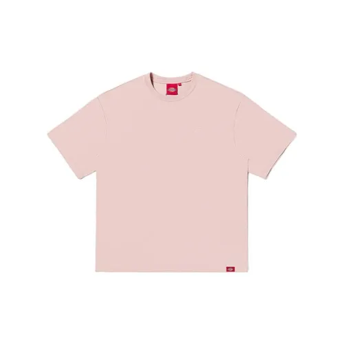 Dickies T-Shirts Unisex Cream Pink