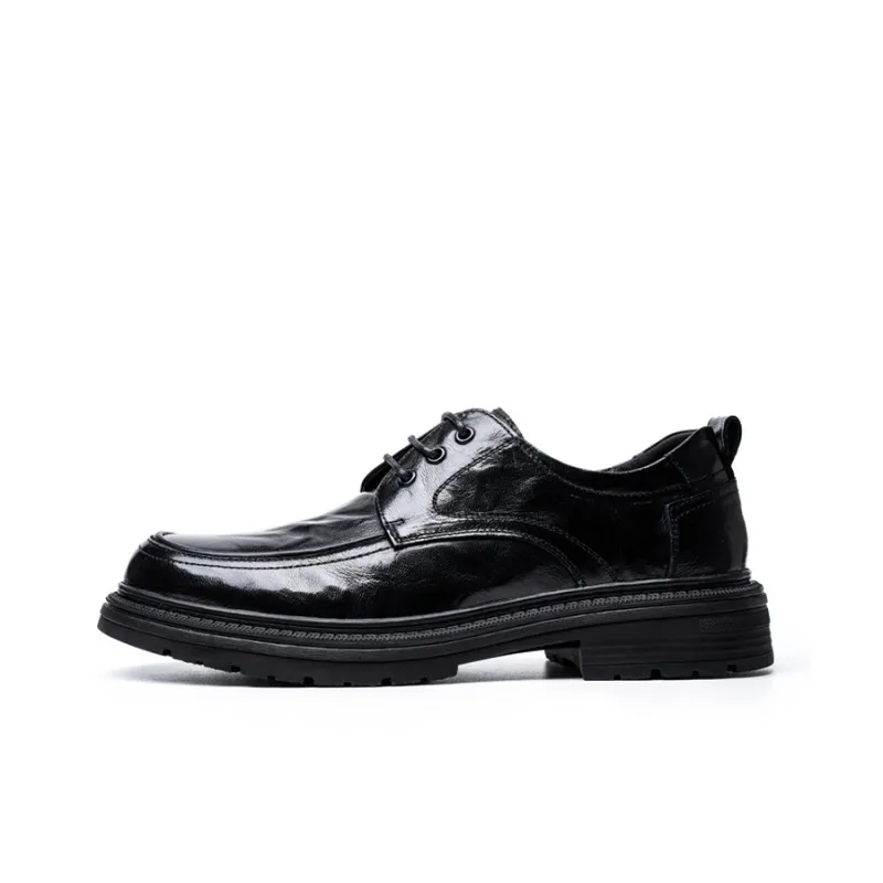 YEDANI Dress Shoes Men Low Top Black/Brown-0