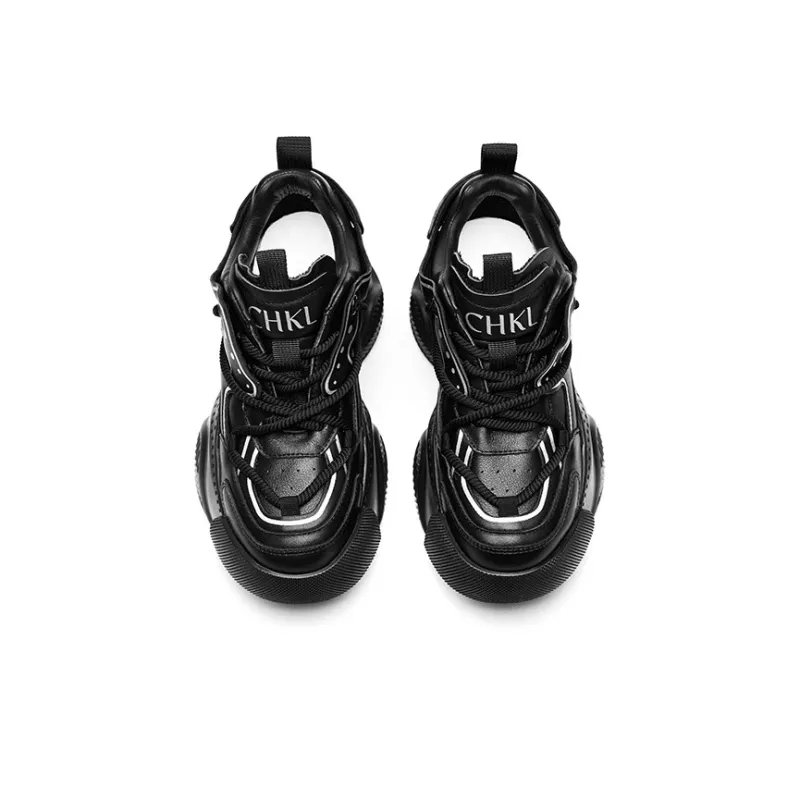 CHERYKALLY Height Increasing Low-Top Chunky Sneakers Women's 6.5cm-9