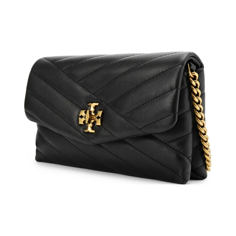 TORY BURCH Kira Leather Crossbody Bag Shoulder Bag Women's Black-1