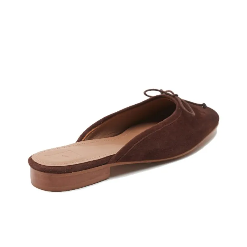 FLATTERED Malva Closed Toe Slippers 1.5cm Women's Brown-2