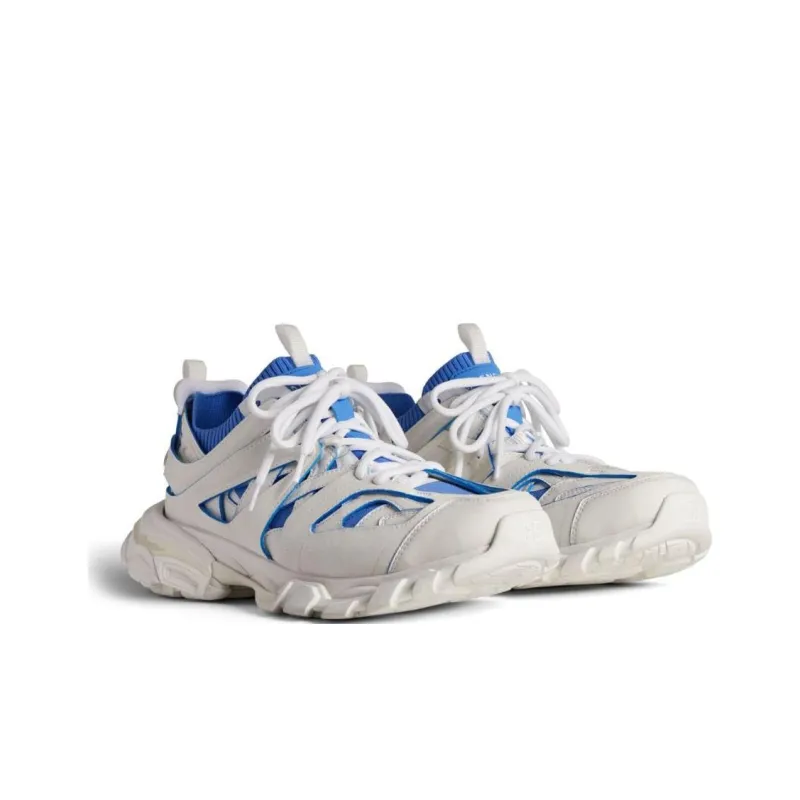 Balenciaga Track Sock Low Top Casual Shoes Men's Blue White-2