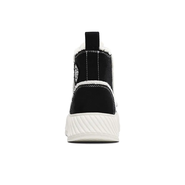 Dickies Fashion Comfortable Trendy Versatile High Top Canvas Shoes Women's Black-3