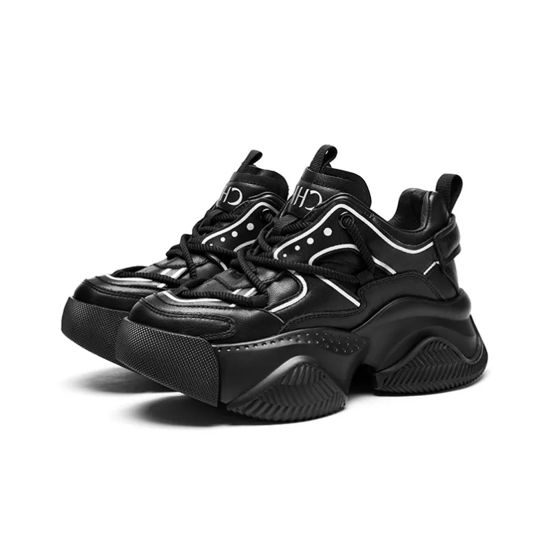 CHERYKALLY Height Increasing Low-Top Chunky Sneakers Women's 6.5cm-11