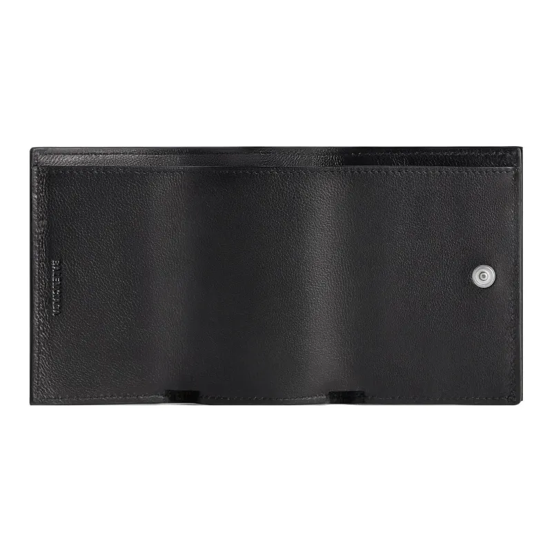 Balenciaga Allover Logo Printed Coin Mini Wallet-2