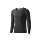 [Seamless Round Neck]Gray