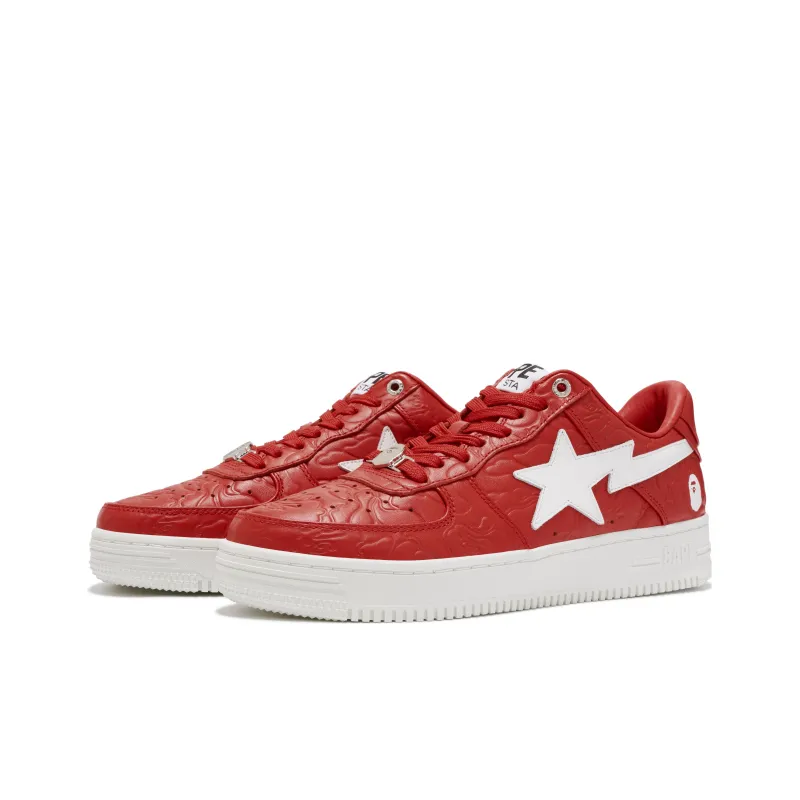 BAPE A BATHING APE Bape Sta Low #3 Line Camo Red-2
