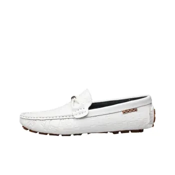 CKVUSAMG Gommino Loafers Men Black/White/Blue